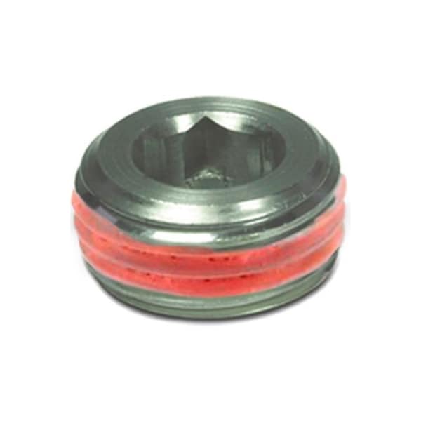 J.W. Winco D in 906 Stainless Steel Threaded Plug, M10 x 1.0 Tapered Thread, GPC Coating 906-NI-M10X1-GPC - main